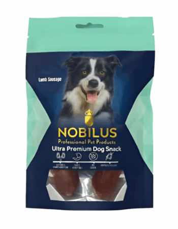 נובילוס נקניקיות כבש חטיף לכלב 80 גר'