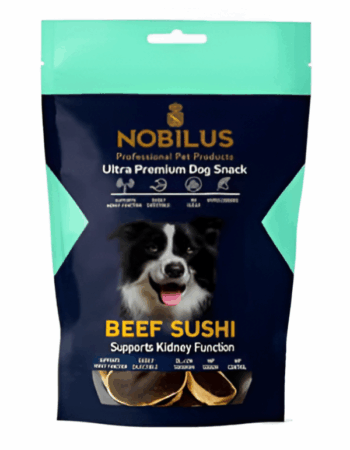 נובילוס סושי בקר חטיף לכלב 80 גר'