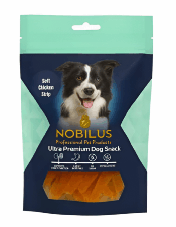 נובילוס רצועות עוף רכות חטיף לכלב 80 גר'