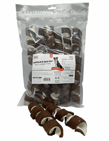 פטקווין עצמות לכלב ספירלה כבש קילו