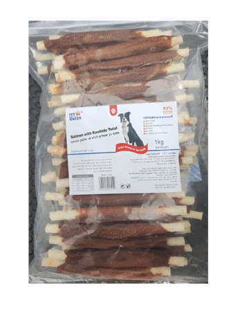 פטקווין עצמות לכלב רול סלמון קילו