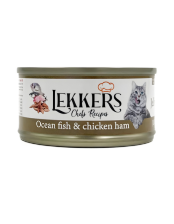 מעדן שימורים לקרס LEKKERS דגי ים וחזיר