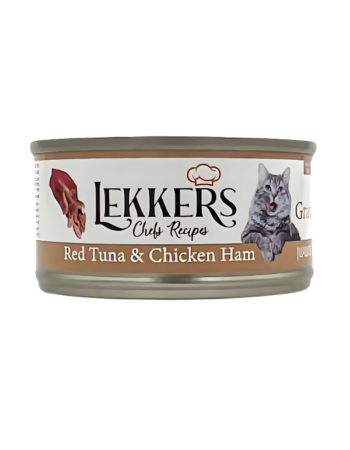 מעדן שימורים לקרס LEKKERS טונה אדומה וחזיר