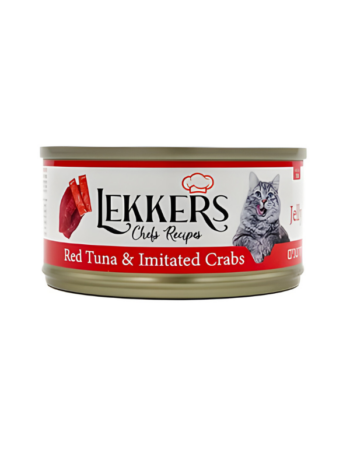 מעדן שימורים לקרס LEKKERS טונה אדומה וסרטנים