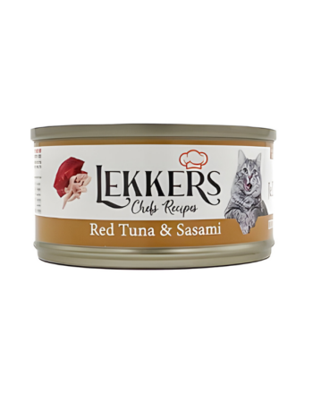 מעדן שימורים לקרס LEKKERS טונה אדומה ועוף